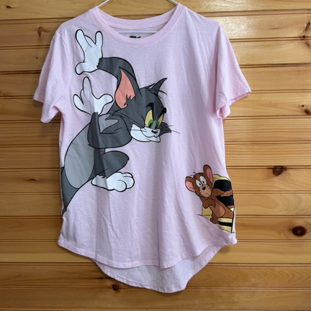Pink Tom and Jerry Graphic T-Shirt XL (15/17)